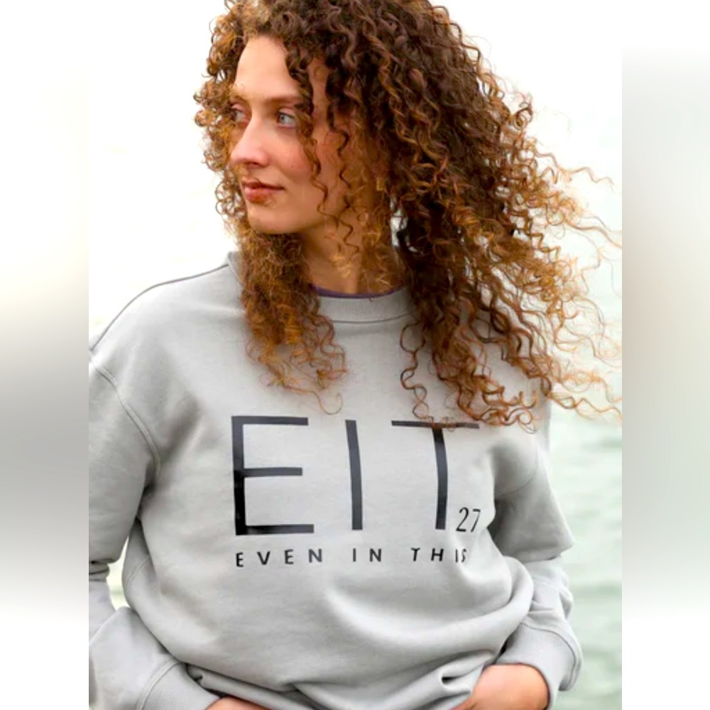 Even In This Crew Neck Sweatshirt